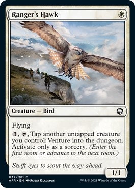Image for Ranger's Hawk (37) [Adventures in the Forgotten Realms] - Magic: The Gathering