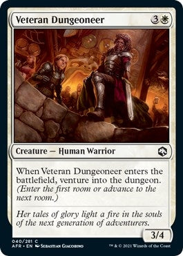 Image for Veteran Dungeoneer (40) [Adventures in the Forgotten Realms] - Magic: The Gathering
