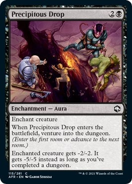 Image for Precipitous Drop (115) [Adventures in the Forgotten Realms] - Magic: The Gathering