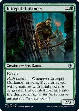 Image for Intrepid Outlander (191) [Adventures in the Forgotten Realms] - Magic: The Gathering