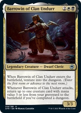 Image for Barrowin of Clan Undurr (218) [Adventures in the Forgotten Realms] - Magic: The Gathering