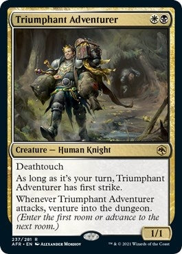 Image for Triumphant Adventurer (237) [Adventures in the Forgotten Realms] - Magic: The Gathering