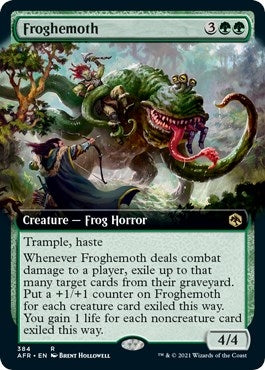 Image for Froghemoth (Extended Art) (384) [Adventures in the Forgotten Realms] - Magic: The Gathering
