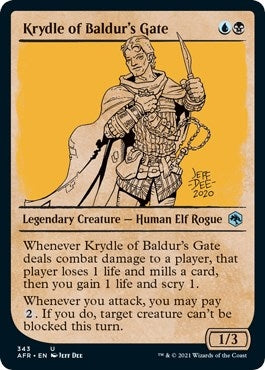 Image for Krydle of Baldur's Gate (Showcase) (343) [Adventures in the Forgotten Realms] - Magic: The Gathering