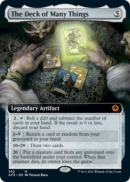 Image for The Deck of Many Things (Extended Art) (392) [Adventures in the Forgotten Realms] - Magic: The Gathering