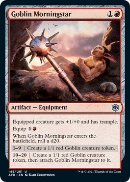 Image for Goblin Morningstar (145) [Adventures in the Forgotten Realms] - Magic: The Gathering