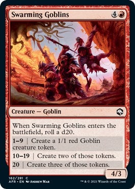 Image for Swarming Goblins (162) [Adventures in the Forgotten Realms] - Magic: The Gathering