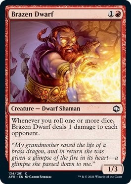 Image for Brazen Dwarf (134) [Adventures in the Forgotten Realms] - Magic: The Gathering