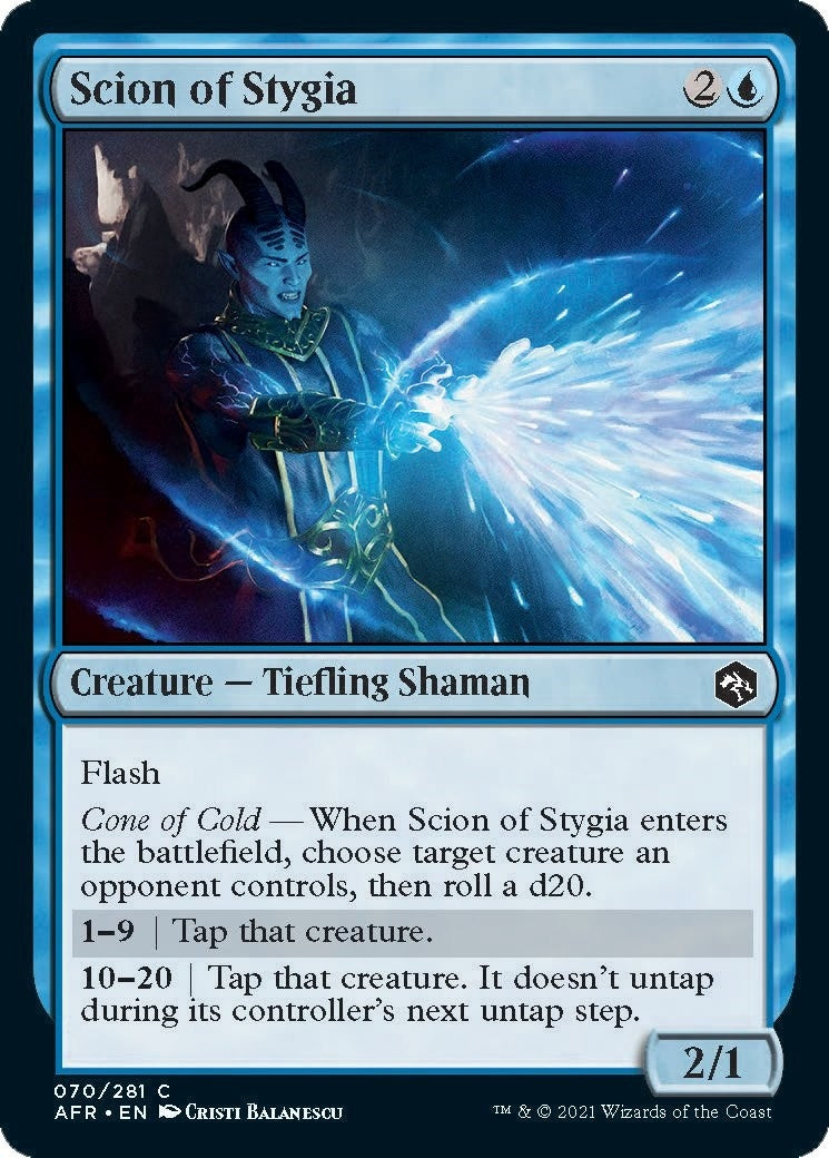 Image for Scion of Stygia (70) [Adventures in the Forgotten Realms] - Magic: The Gathering