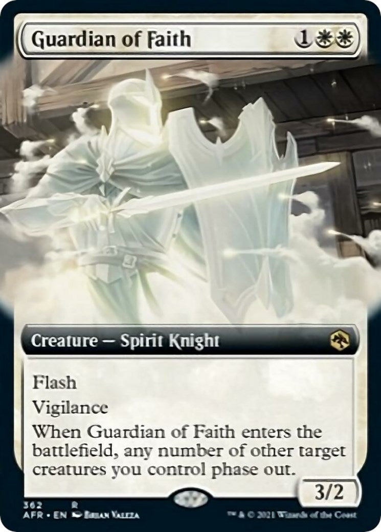 Image for Guardian of Faith (Extended Art) (362) [Adventures in the Forgotten Realms] - Magic: The Gathering