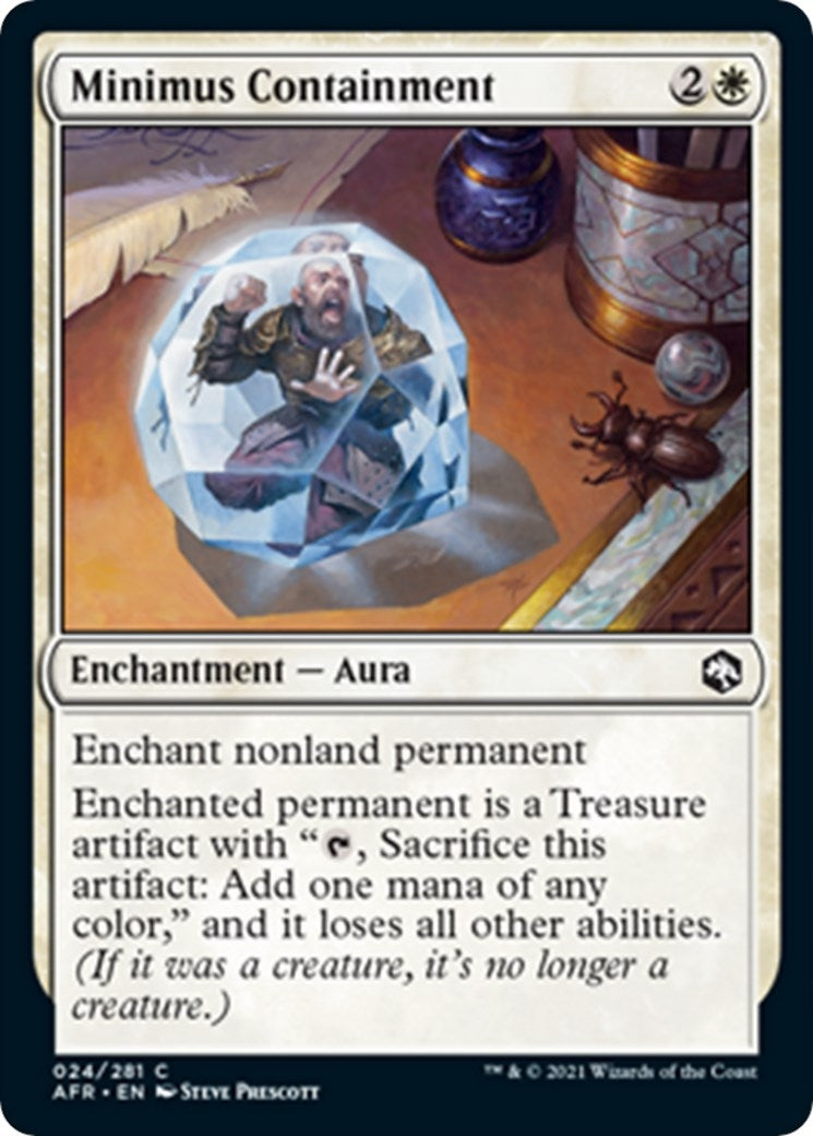 Image for Minimus Containment (24) [Adventures in the Forgotten Realms] - Magic: The Gathering