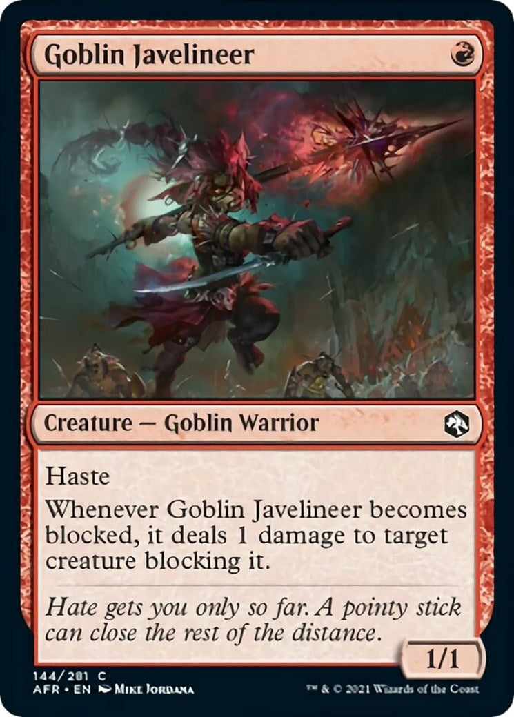 Image for Goblin Javelineer (144) [Adventures in the Forgotten Realms] - Magic: The Gathering