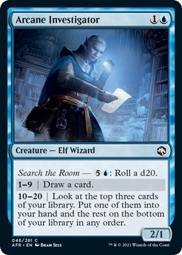 Image for Arcane Investigator (46) [Adventures in the Forgotten Realms] - Magic: The Gathering