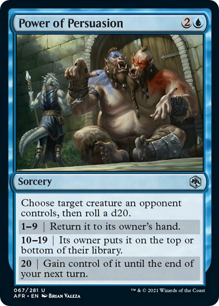 Image for Power of Persuasion (67) [Adventures in the Forgotten Realms] - Magic: The Gathering