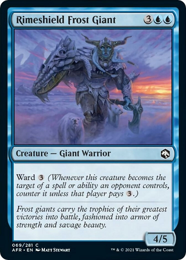 Image for Rimeshield Frost Giant (69) [Adventures in the Forgotten Realms] - Magic: The Gathering