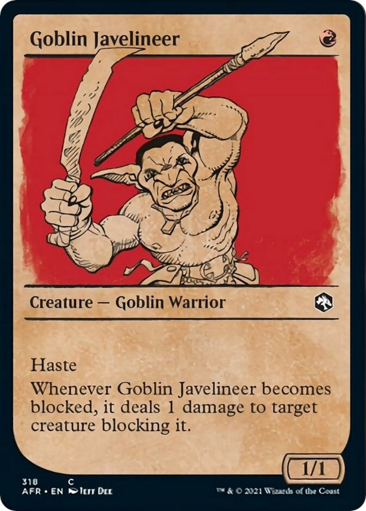 Image for Goblin Javelineer (Showcase) (318) [Adventures in the Forgotten Realms] - Magic: The Gathering
