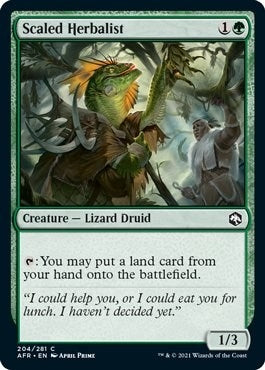 Image for Scaled Herbalist (204) [Adventures in the Forgotten Realms] - Magic: The Gathering
