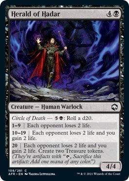 Image for Herald of Hadar (108) [Adventures in the Forgotten Realms] - Magic: The Gathering