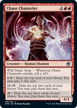 Image for Chaos Channeler (136) [Adventures in the Forgotten Realms] - Magic: The Gathering