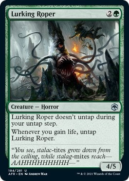 Image for Lurking Roper (194) [Adventures in the Forgotten Realms] - Magic: The Gathering