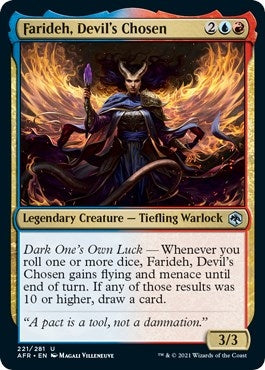 Image for Farideh, Devil's Chosen (221) [Adventures in the Forgotten Realms] - Magic: The Gathering