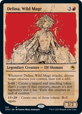 Image for Delina, Wild Mage (Showcase) (317) [Adventures in the Forgotten Realms] - Magic: The Gathering