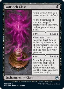 Image for Warlock Class (125) [Adventures in the Forgotten Realms] - Magic: The Gathering