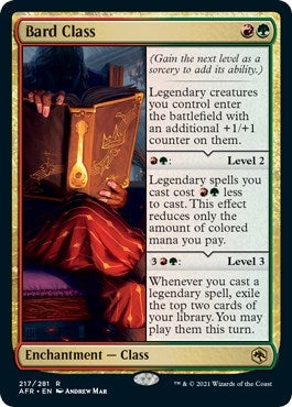 Image for Bard Class (217) [Adventures in the Forgotten Realms] - Magic: The Gathering