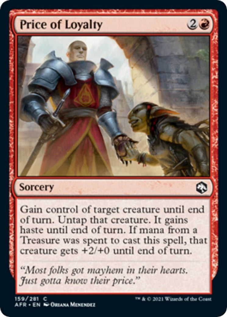 Image for Price of Loyalty (159) [Adventures in the Forgotten Realms] - Magic: The Gathering