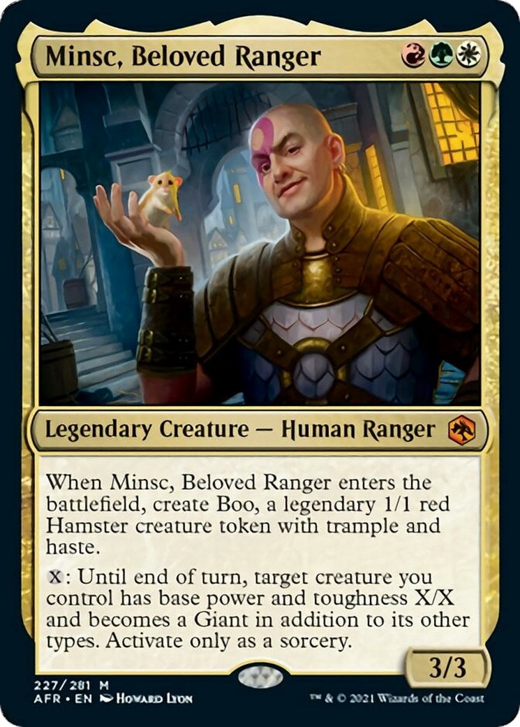 Image for Minsc, Beloved Ranger (227) [Adventures in the Forgotten Realms] - Magic: The Gathering