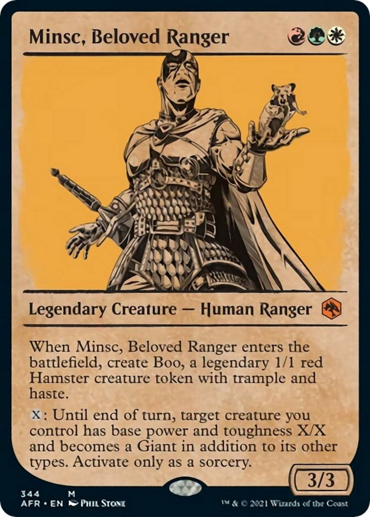 Image for Minsc, Beloved Ranger (Showcase) (344) [Adventures in the Forgotten Realms] - Magic: The Gathering