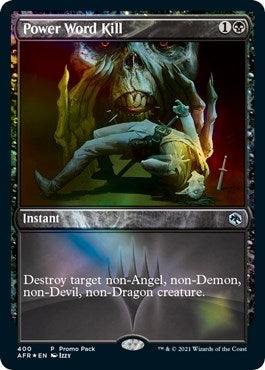 Image for Power Word Kill (400) [Adventures in the Forgotten Realms] - Magic: The Gathering