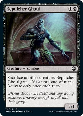 Image for Sepulcher Ghoul (118) [Adventures in the Forgotten Realms] - Magic: The Gathering