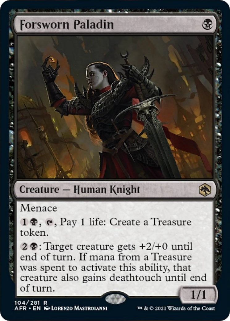 Image for Forsworn Paladin (104) [Adventures in the Forgotten Realms] - Magic: The Gathering