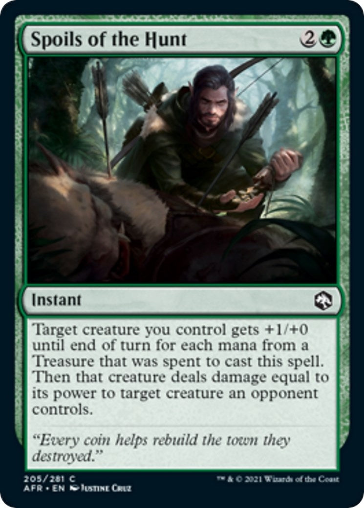 Image for Spoils of the Hunt (205) [Adventures in the Forgotten Realms] - Magic: The Gathering