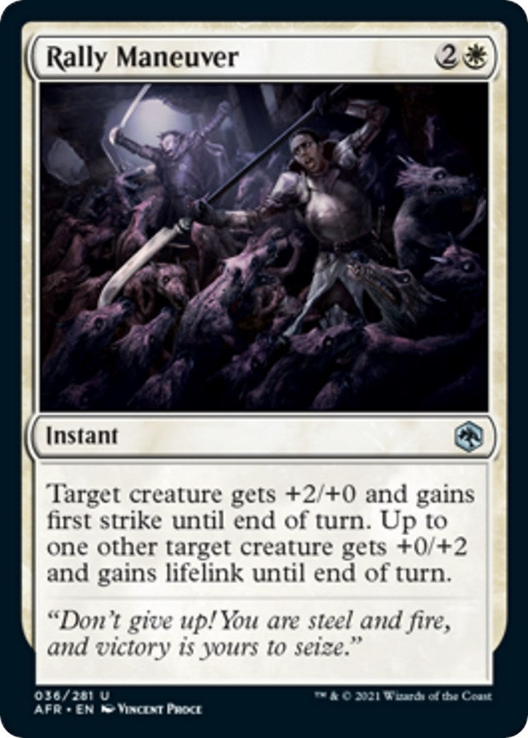Image for Rally Maneuver (36) [Adventures in the Forgotten Realms] - Magic: The Gathering