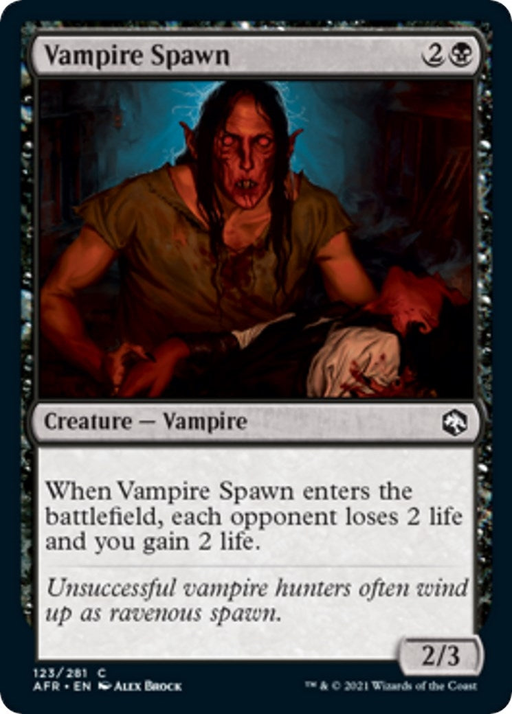 Image for Vampire Spawn (123) [Adventures in the Forgotten Realms] - Magic: The Gathering