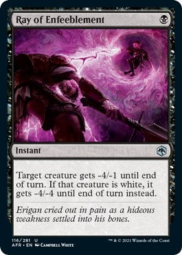 Image for Ray of Enfeeblement (116) [Adventures in the Forgotten Realms] - Magic: The Gathering