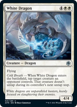 Image for White Dragon (41) [Adventures in the Forgotten Realms] - Magic: The Gathering