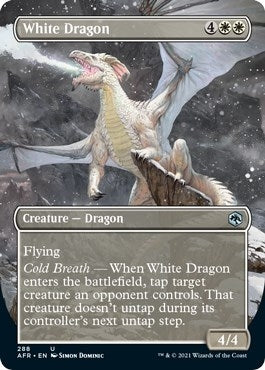 White Dragon (Borderless) (288) [Adventures in the Forgotten Realms]