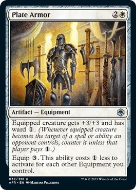 Image for Plate Armor (32) [Adventures in the Forgotten Realms] - Magic: The Gathering