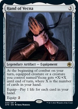 Image for Hand of Vecna (246) [Adventures in the Forgotten Realms] - Magic: The Gathering