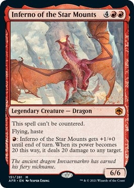 Image for Inferno of the Star Mounts (151) [Adventures in the Forgotten Realms] - Magic: The Gathering