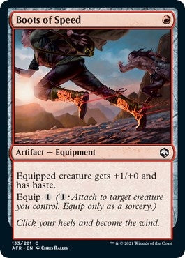Image for Boots of Speed (133) [Adventures in the Forgotten Realms] - Magic: The Gathering