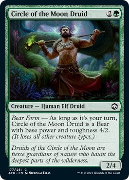 Image for Circle of the Moon Druid (177) [Adventures in the Forgotten Realms] - Magic: The Gathering