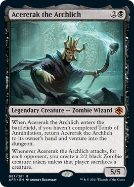 Image for Acererak the Archlich (87) [Adventures in the Forgotten Realms] - Magic: The Gathering
