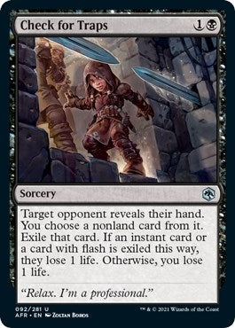 Image for Check for Traps (92) [Adventures in the Forgotten Realms] - Magic: The Gathering
