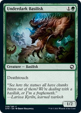 Image for Underdark Basilisk (208) [Adventures in the Forgotten Realms] - Magic: The Gathering