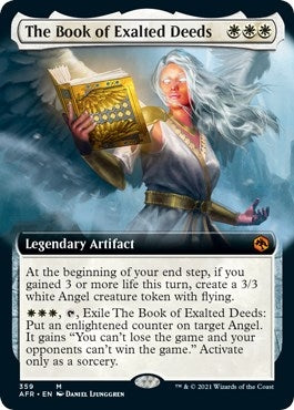 Image for The Book of Exalted Deeds (Extended Art) (359) [Adventures in the Forgotten Realms] - Magic: The Gathering