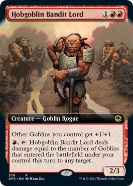 Image for Hobgoblin Bandit Lord (Extended Art) (379) [Adventures in the Forgotten Realms] - Magic: The Gathering